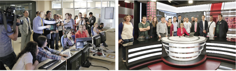 Orta Asya basın heyetini ağırladık